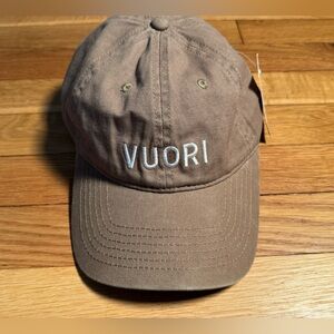 Vuori Brown Baseball Cap with Embroidered Logo
